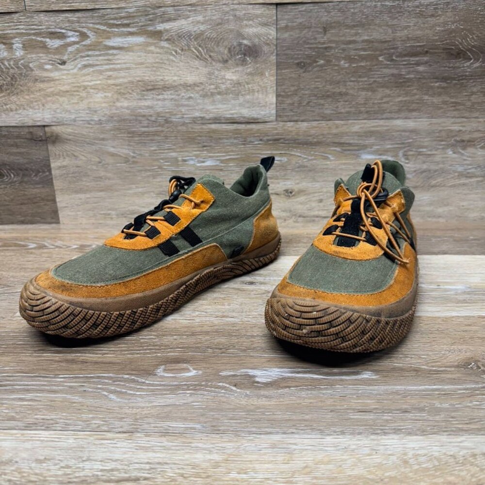 Hybrid Green Label The Artful Olive Textile Sneaker Men's Size 13